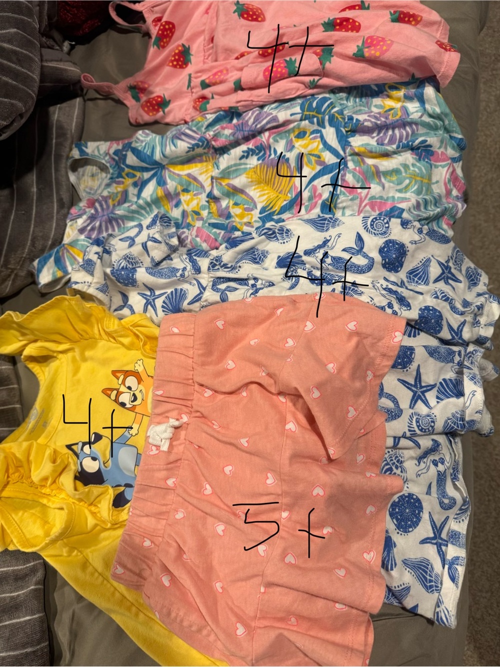 Target Girls Mixed Print Dress and Skirt Lot - Pink, Yellow, Blue, White
